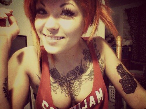 I don't wear pants. I fancy music, bands, and tattoos.