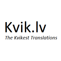kviklv's profile picture. The kvikest translation services in Latvia!
Ātrākie tulkojumi Latvijā!
Самые быстрые переводы в Латвии!
http://t.co/3iuZ4d6sBn