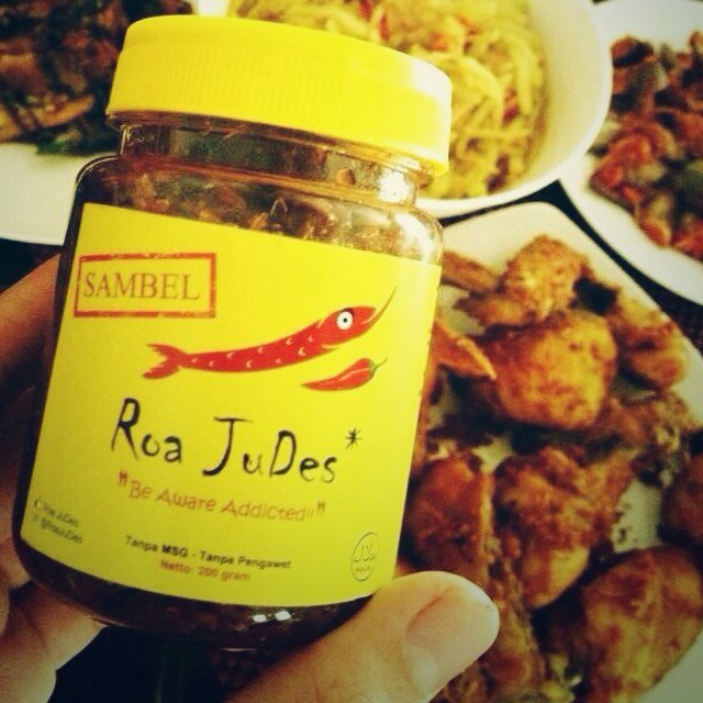 Official Distributor of the phenomenal Sambel #RoaJuDes Regional 5 (Kebagusan/Jaksel, Depok, Bogor, Jawa dan area lain) Ph: +6281385533388 @mbakyanes