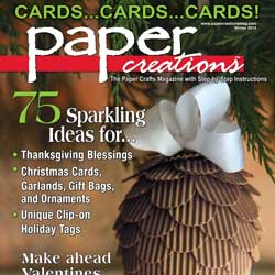 Paper Creations Magazine is the quarterly publication that offers creative projects and ideas that encompass the versatile world of paper crafting.