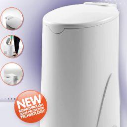 The Whisper® Diaper Pail is a revolutionary new idea in dirty diaper disposal that delivers superior odor elimination. #WhisperPail