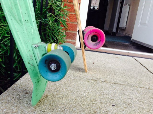 Penny boarding and having fun