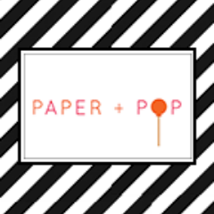 Owner/Creative Director of Paper + Pop Lover of all things creative, party, paper and sweet!