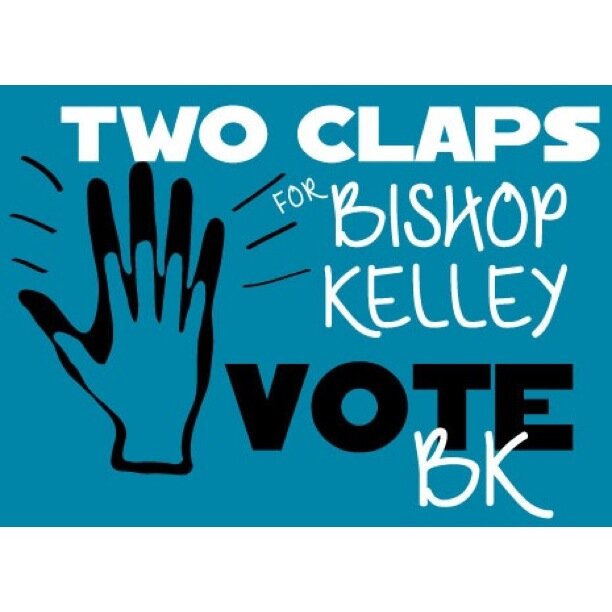 Vote Bishop Kelley (Josh Martin) for OASC VP 2013-14! TWO CLAPS!