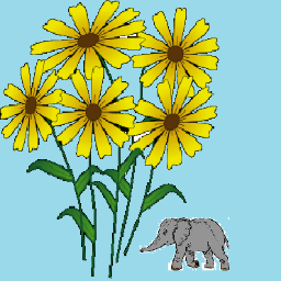 Tiny elephant here for big laughs.