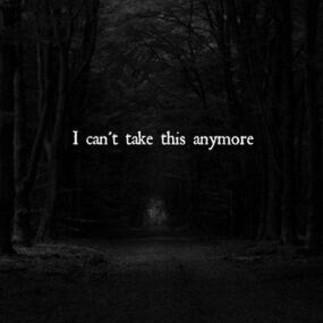 tired of trying.