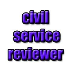 Helping examinees of Civil Service Examination to ace the exam by providing useful information and reviewers.