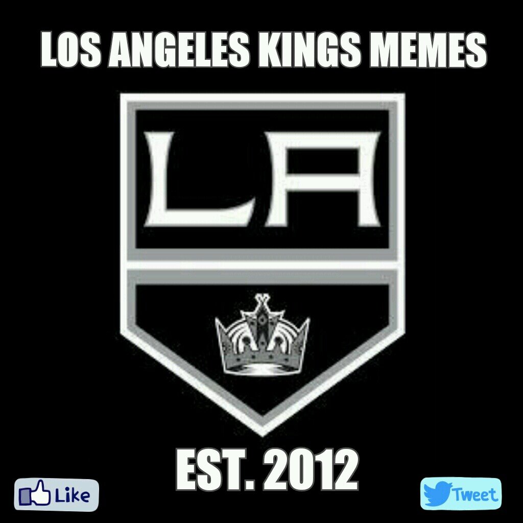 LAKingsMemes's profile picture. Your source for funny memes featuring your 2-Time Stanley Cup Champion Los Angeles Kings (not affiliated with team) #LAKM #LAKingsMemes