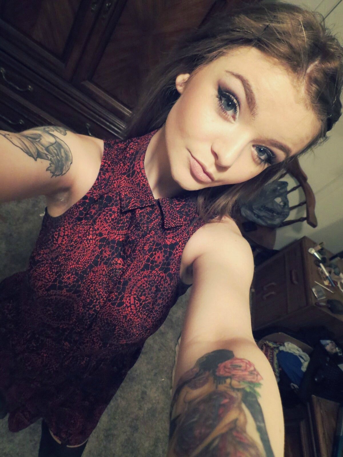 Beauty isn't in your looks. It's your personality. Make up can't cover up a crappy personality.