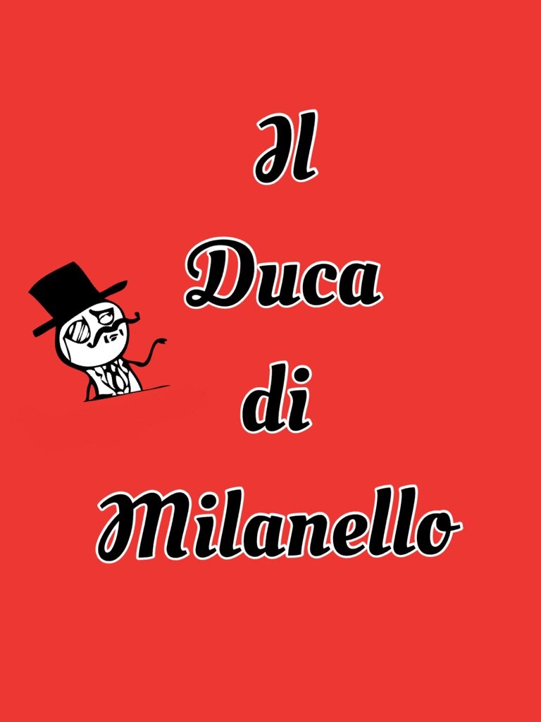 OFFICIAL PAGE OF DUCA DI MILANELLO.
METTI MI PIACE SU FACEBOOK E IO TI SEGUO.
https://t.co/TBzz8c3eBJ