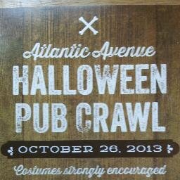 The Atlantic Avenue Halloween Pub Crawl is taking place Saturday, October 25, from 8pm to 12am! Many well-loved Atlantic Ave establishments participating!