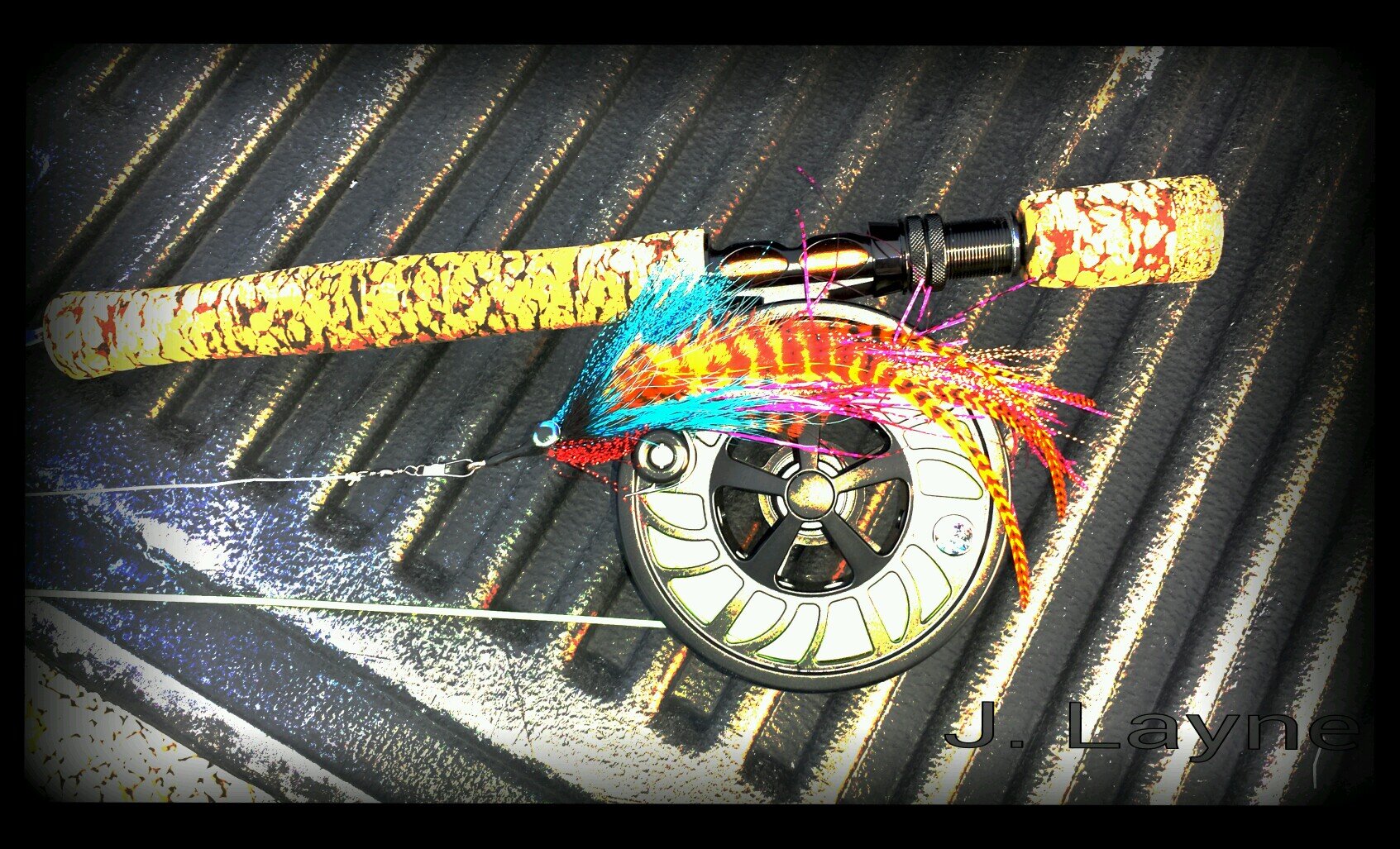 Fishing rods and products for fly and bass fisherman. Jesse Layne