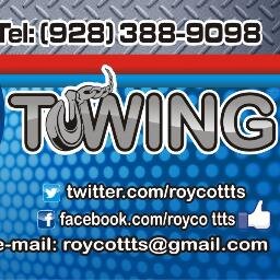 Towing, Transportation & Tire sevice Inc.  928-388-9098 / roycottts@gmail.com