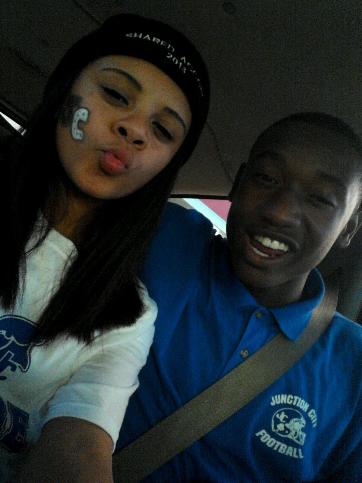 Neshae is the babe. Football. D1 bound. Freshman