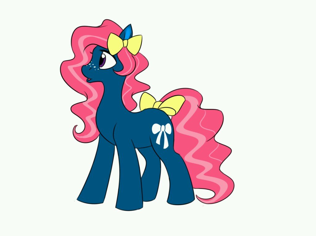 Erm…Hi! My name is Bow Tie, I can morph from Cat to pony easily and love every pony *Trottingham accent*