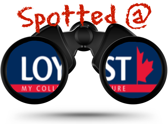 Official Twitter for Spotted@Loyalist.
Anonymous student messages to things/ people spotted on campus.
Email: SpottedAtLoyalist@gmail.com