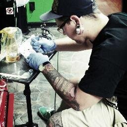 Apprentice at Hard Knox Tattoo. straight edge. positive misanthropy