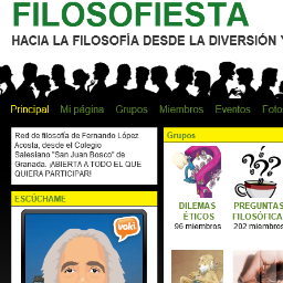 FilosofiestaRed's profile picture. Educando para la Filosofía. Conformando conciencias críticas. Hacia la filosofía desde la diversión y hacia la diversión desde la filosofía.