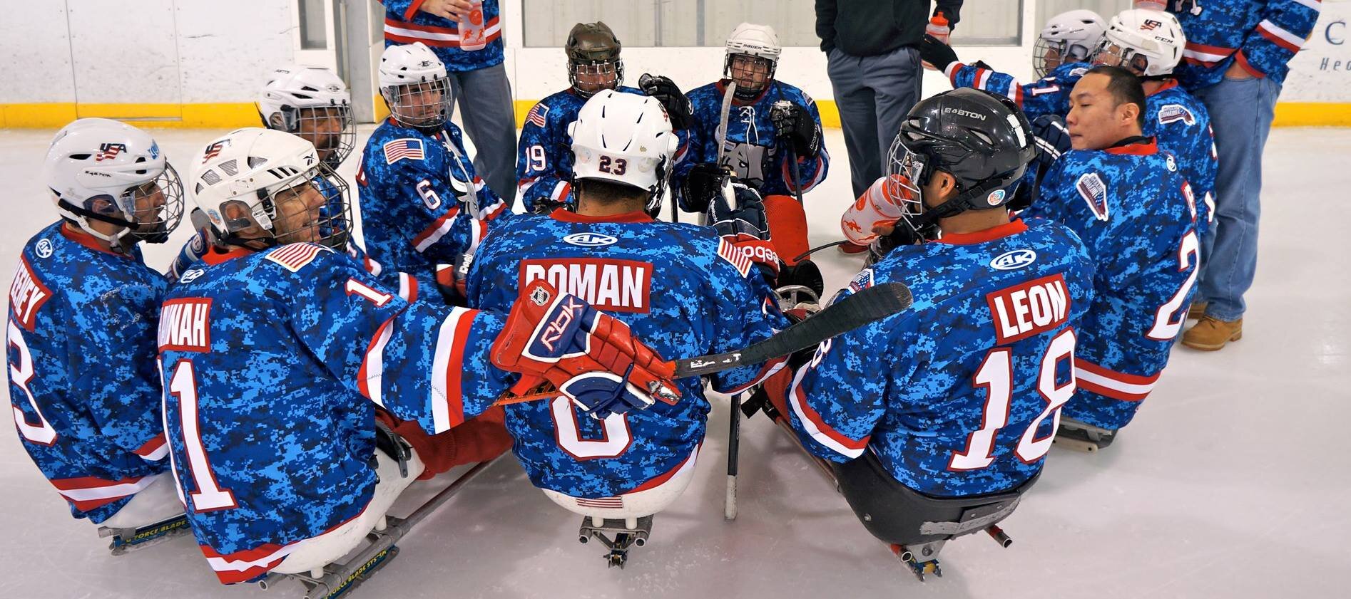 The San Antonio Rampage sled hockey team is a program of OpComfort, sponsored by SARampage.  The Team consists of wounded, ill and injured Service Members.