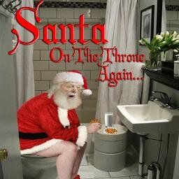 Santa's “On the Throne Again” is a hilarious Christmas song to the tune of Willie Nelson's On the Road Again.
