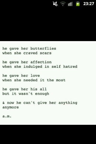 Trying my best to help the girl i love, i'll never stop trying