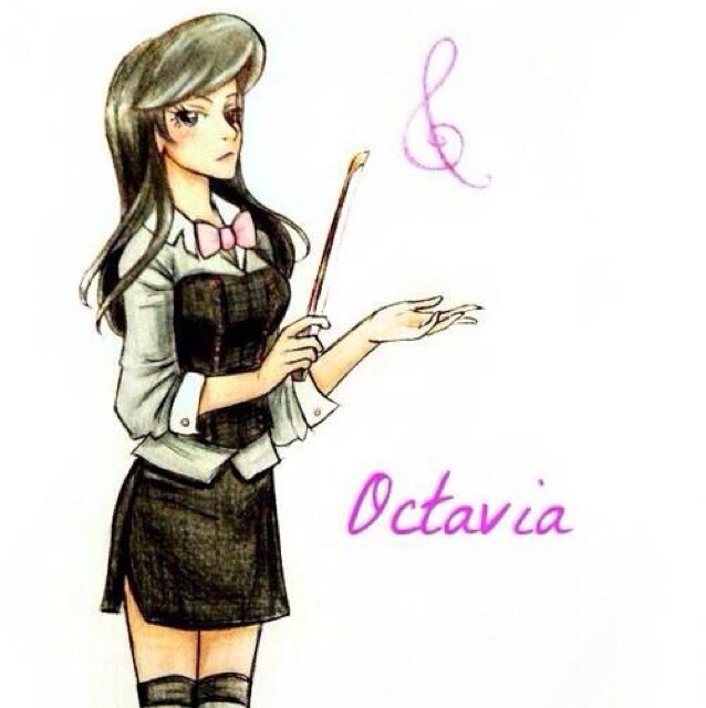 hello my name is Octavia and my bestfriend is Vinyl and I play the violin #single #RP