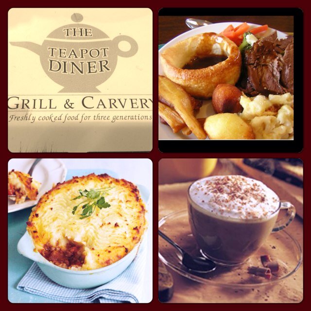 Grill and Carvery based in Romford Market Place, 5* Rated cafè/Diner serving the best of Bristish classics. Come down and try us out...#teapotdiner