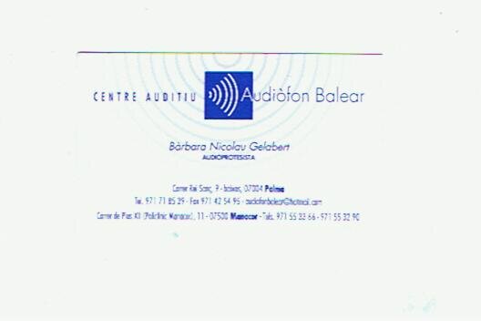 Centro auditivo en Palma con más de 20 años de experiencia dirigido por Bárbara Nicolau Gelabert, Técnico superior en Audiología  Audioprotésica.