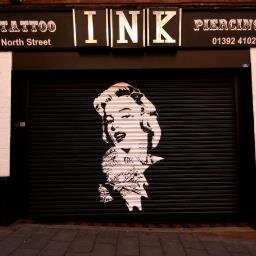 custom tattoo and piercing studio, on North Street in Exeter. Please call to book on 01392 410291.