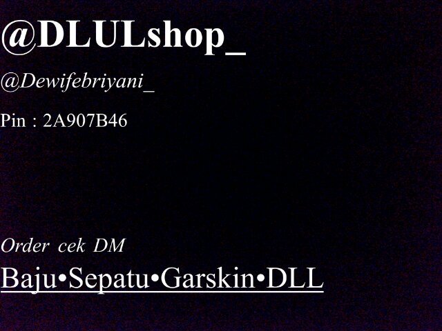 Format orderan: NAMA, ALAMAT, NO.HP, PESANAN (DM me)
