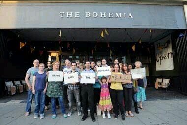 Bunch of North Finchley residents looking to bring back The Bohemia as a co-operative pub #BringBackBohemia