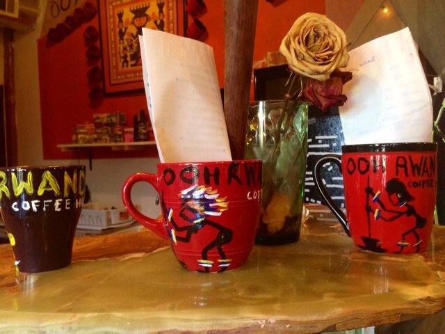 @PAGLounge presents Ooh Rwanda Coffee Hut. Fresh Rwandan coffee beans. Also serving breakfast foods and more! Great music, great vibes!