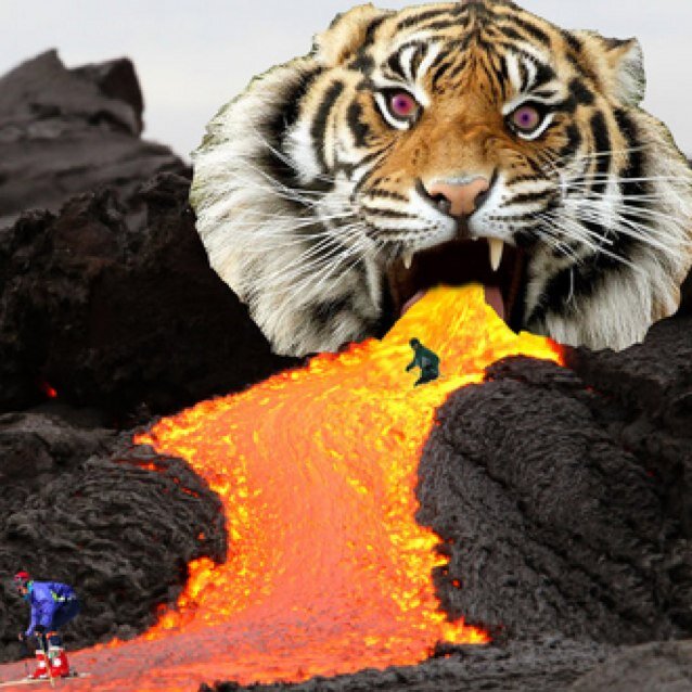 Tweet your pictures of you avoiding the lava stairs at Clemson to us.