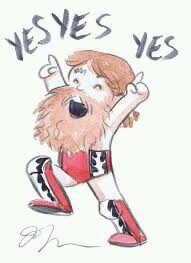Yes! Yes! Yes! Yes! I am a huge Daniel Bryan Fan. Love Meeting new people. Please follow it really helps.