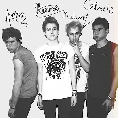not all angels have wings calum my teddy bear☁  ashtons my batman☁∞  michael my rainbow☁∞  luke my penguin☃∞ are we punk rock yet?