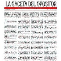 Gaceta del Opositor(@GacetadelOposit) 's Twitter Profile Photo