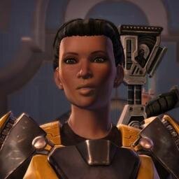 Sgt. Rumina, spec ops, likes the Jedi Order, droids, blasters. [SWTOR Ebon Hawk RP IC account]