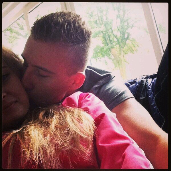 Ik hou van jou schat. kus je meisje xxxx