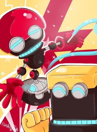 My name is Orbot, I was created by Dr. Eggman. I am still very glad to not have Cubot attached to me. (RP account.)