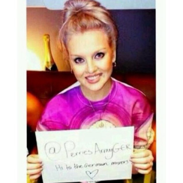 2 mixers from germany - Kyra(@KyraS88) & Anni(@paperheartsann_) - Perrie gave us a Shoutout (3.7.13) - Little Mix follows (8.11.13)