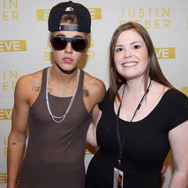 My dreams came true on July 10th, 2013. I got to hug Justin. @thealextrujillo love you girl. 1/8 of BWishes! Stay lovely!(: