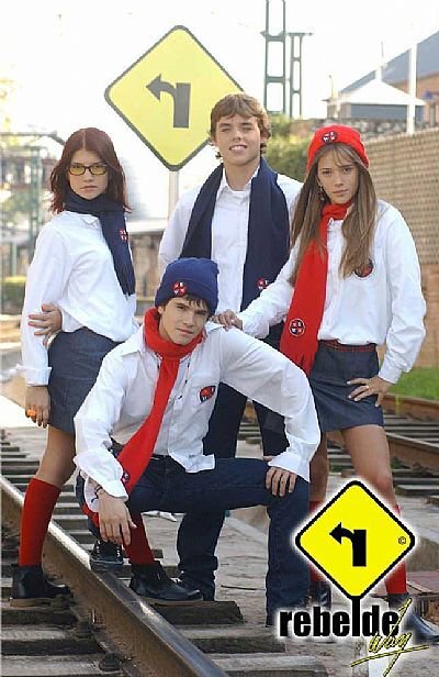 Rebelde Way/ erreway/ 4 Caminos. Felipe,Lu,Camila,Benjamín. Memoria; ellos son los mejores como ellos nos ay dos. Enamorada de Felipe Colombo LaRebeldiaContinua
