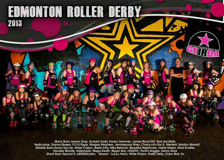 The Greater Edmonton Junior Roller Derby Association is an all-female flat track junior roller derby league based in Edmonton Alberta Canada.