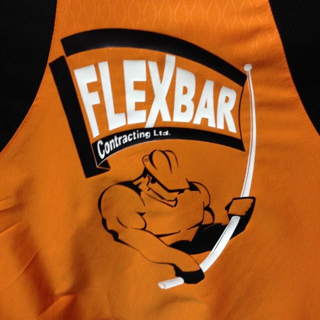 PCA Competitve mens curling team, consisting of Brett Vavrek, Al Blanchette, Donald Meurs, Dan Boorse. Sponsored by Flexbar and Wapiti Gravel