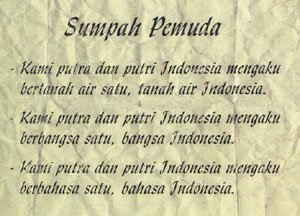 28 Oktober 1928 Hari sumpah pemuda