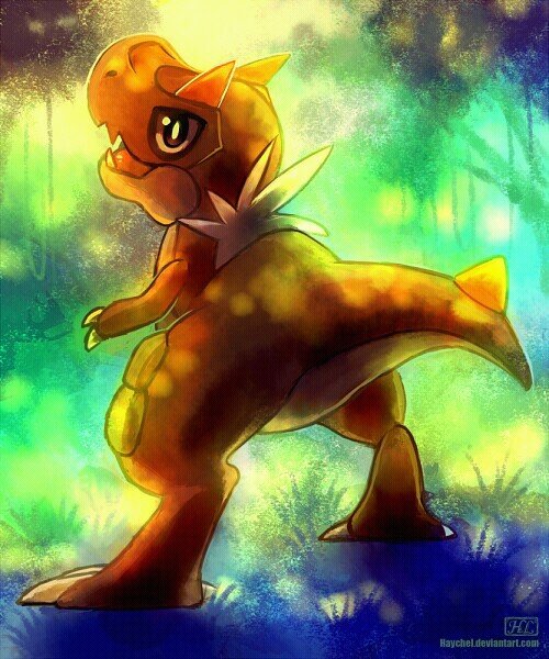 Im king of the fossil pokemon, fear me. (rock/dragon type) (ability: strong jaw) Height: 2'07 Weight: 57.3lbs lvl:6 trianer:@5thGenTrainer #single