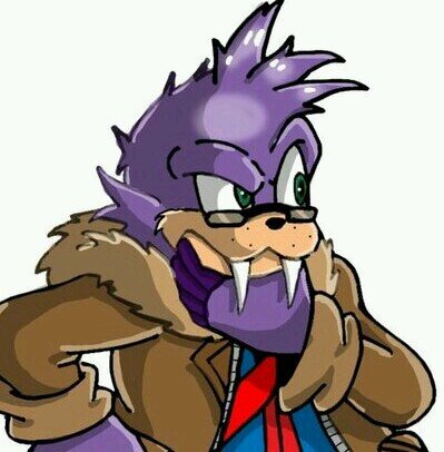 [Rotor is adept at creating tools and machines for use in the war against Dr. Robotnik and beyond, as well as deciphering new technology.] #FreedomFighter