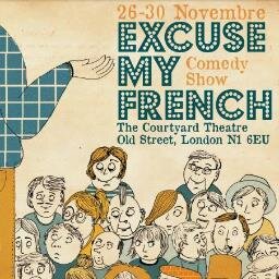 Excuse my French Productions is a theatre and cinema production company specialized in french and english bilingual shows. More info on our blog!