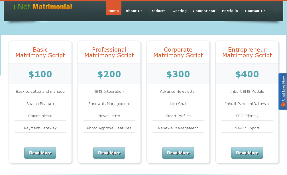 http://t.co/wpjEqNQlNt
PHP Matrimonial script helps you to Start your own match making business .