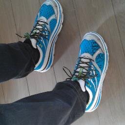 Look my Hoka's. Time to fly